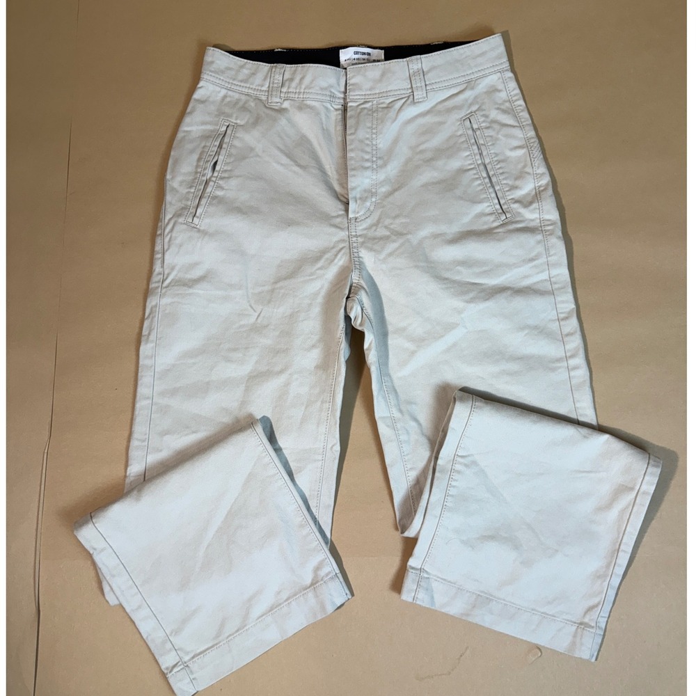 Cotton On Straight Leg Pants Khaki Casual Career Women's Size 4